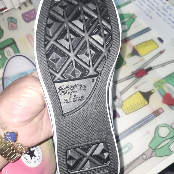 Converse Chuck Taylor High Tops - Pastel Rainbow Tie-Dye - Picture 4 of 4